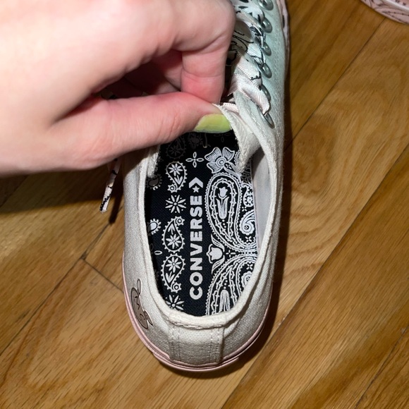 MILEY CYRUS x CONVERSE chuck taylor all star lift low top platform sneakers - Picture 4 of 6